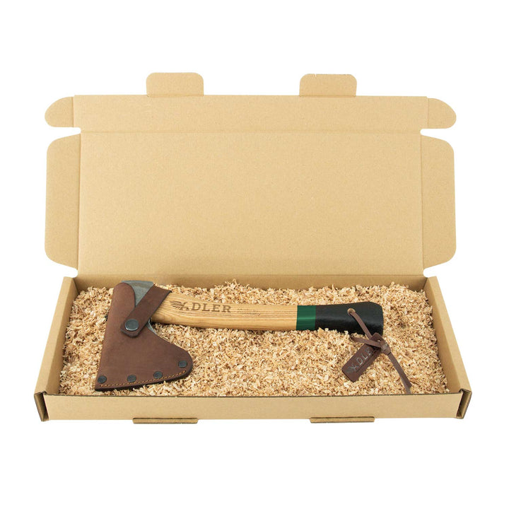 Campingbeil (inkl. Lederschutz)