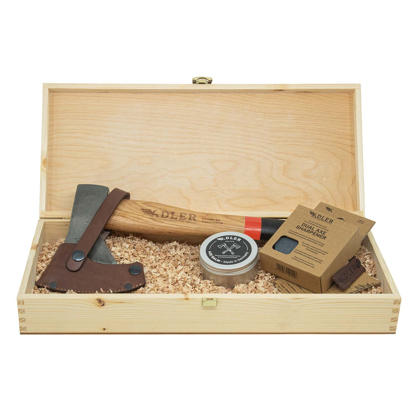 Beil-Geschenkset (inkl. Echtholz-Box)