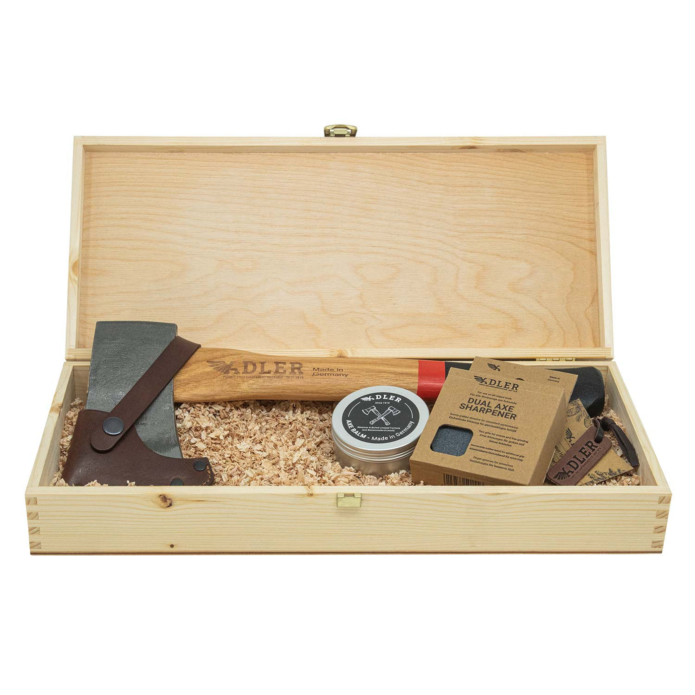 Beil-Geschenkset (inkl. Echtholz-Box)