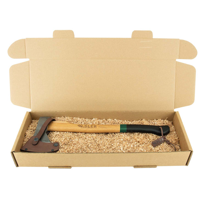 Hache Canoë (PROTECTION EN CUIR INCLUSE)