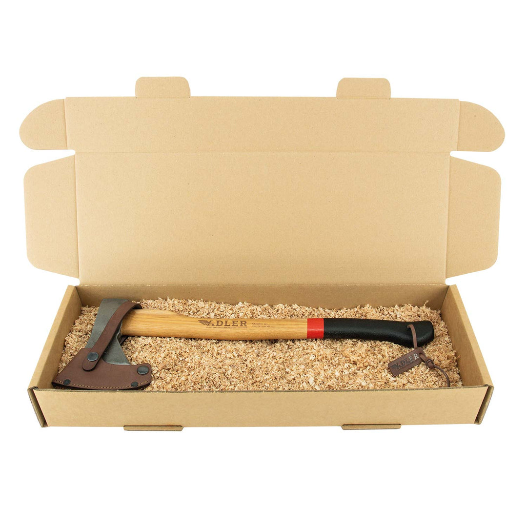 Hache Canoë (PROTECTION EN CUIR INCLUSE)